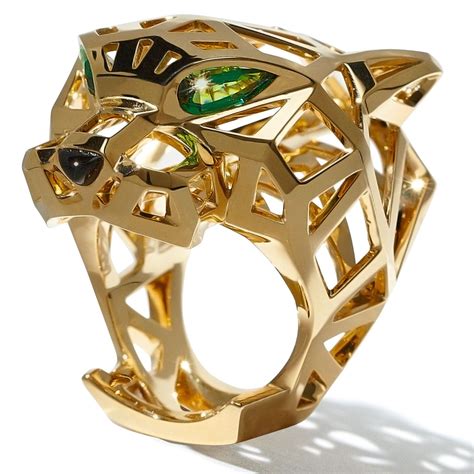 men's cartier ring with diamond|cartier men's jaguar ring.